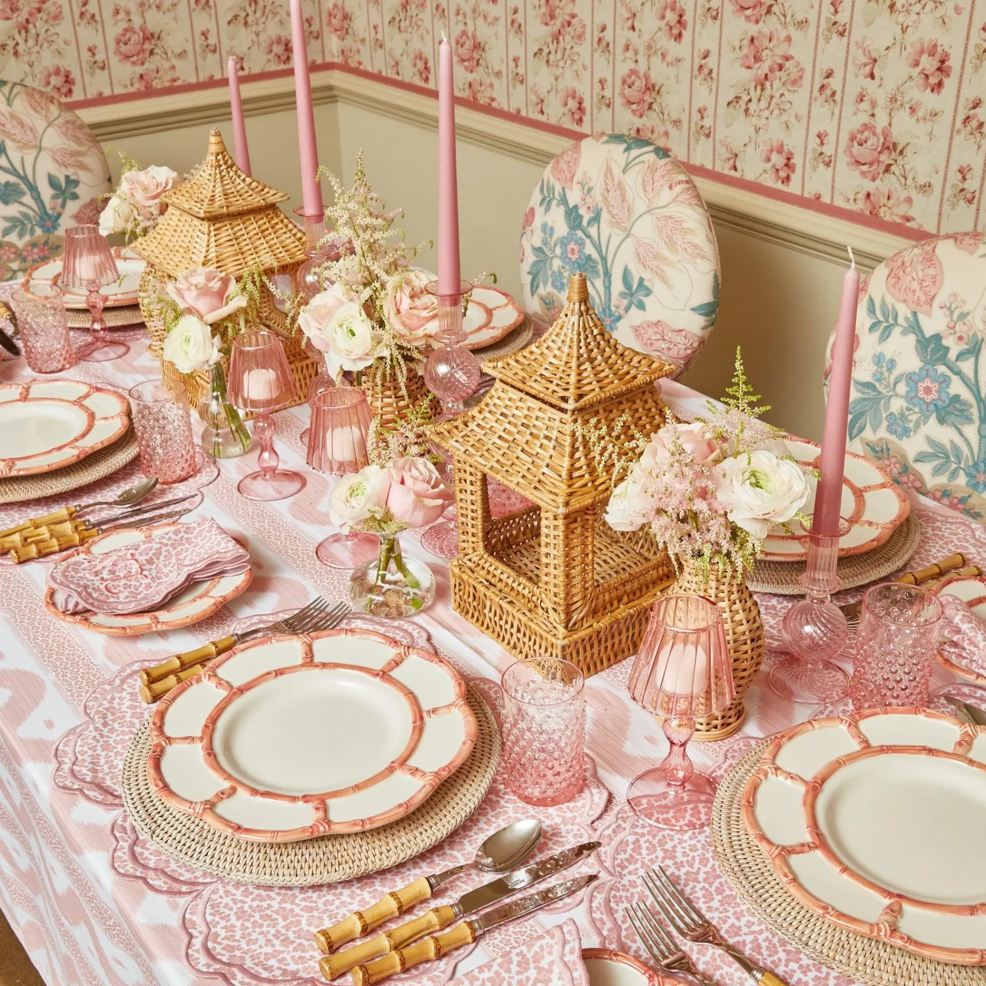 Camille Peony Candle Set|Mrs. Alice