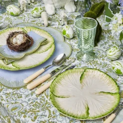 Capri Lettuce Dinner & Starter Plate (Set Of 8)|Mrs. Alice Outlet