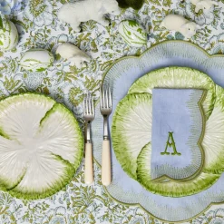 Capri Lettuce Dinner & Starter Plate (Set Of 8)|Mrs. Alice Outlet