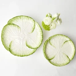 Capri Lettuce Dinner Plate|Mrs. Alice Hot