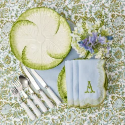 Capri Lettuce Dinner Plate|Mrs. Alice Hot