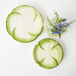 Capri Lettuce Dinner Plate|Mrs. Alice Hot