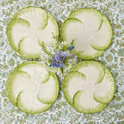 Capri Lettuce Dinner Plate (Set Of 4)|Mrs. Alice Hot