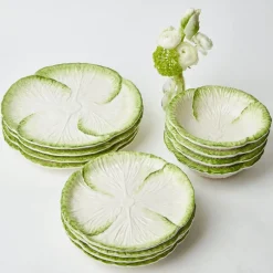 Capri Lettuce Dinner Plate (Set Of 4)|Mrs. Alice Clearance