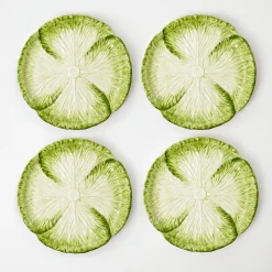 Capri Lettuce Starter Plate (Set Of 4)|Mrs. Alice Clearance