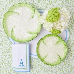 Capri Lettuce Starter Plate (Set Of 4)|Mrs. Alice Clearance