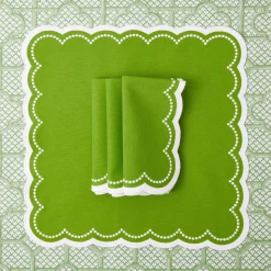 Cecily Green Napkins (Set Of 4)|Mrs. Alice Outlet