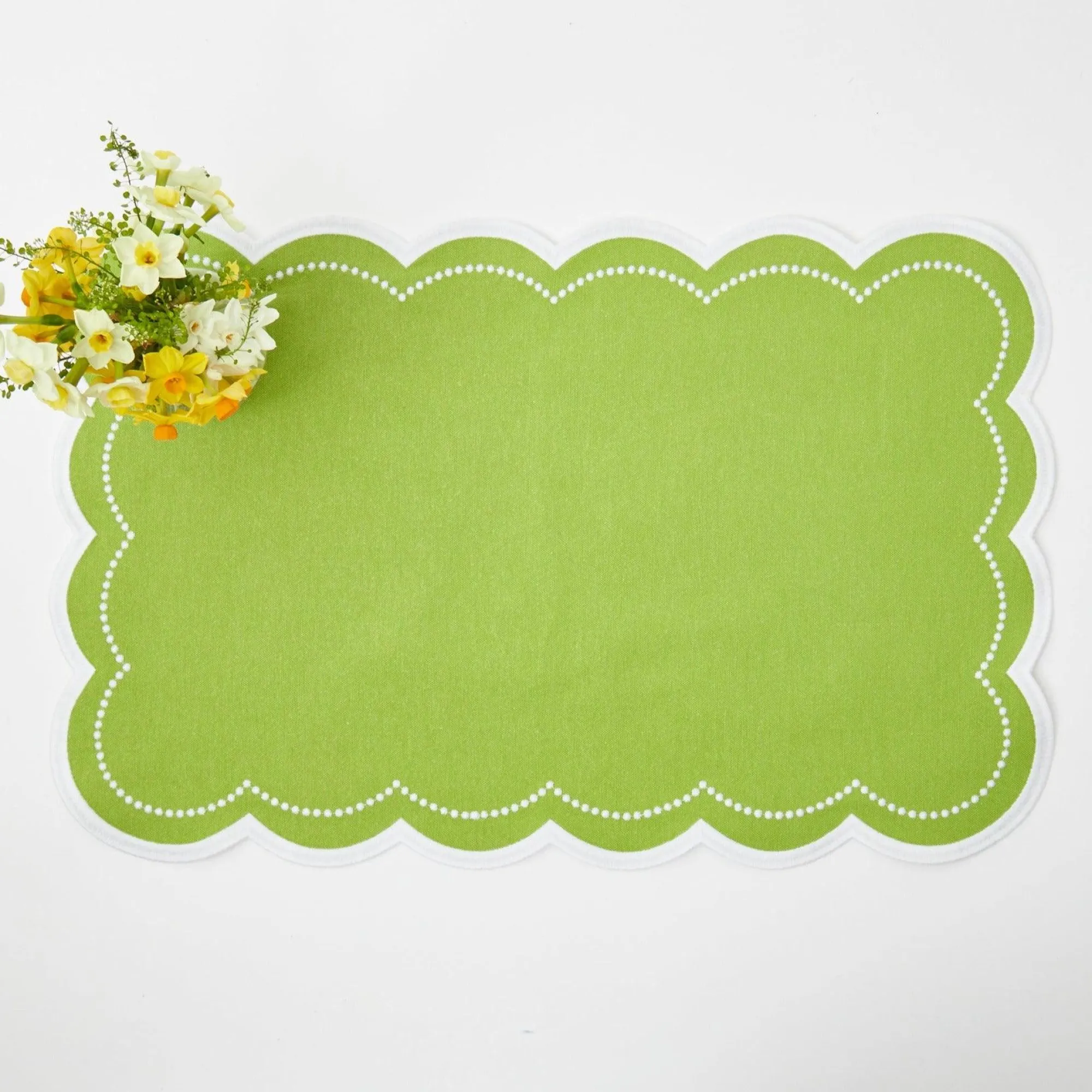Cecily Green Tray Liner|Mrs. Alice Outlet