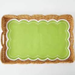 Cecily Green Tray Liner|Mrs. Alice Best