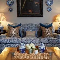 Chestnut Brown Leopard Fabric|Mrs. Alice Best