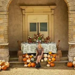 Chloe Toile Tablecloth|Mrs. Alice