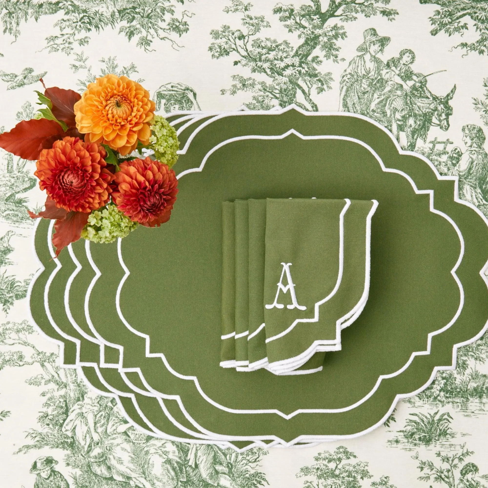 Chloe Toile Tablecloth|Mrs. Alice