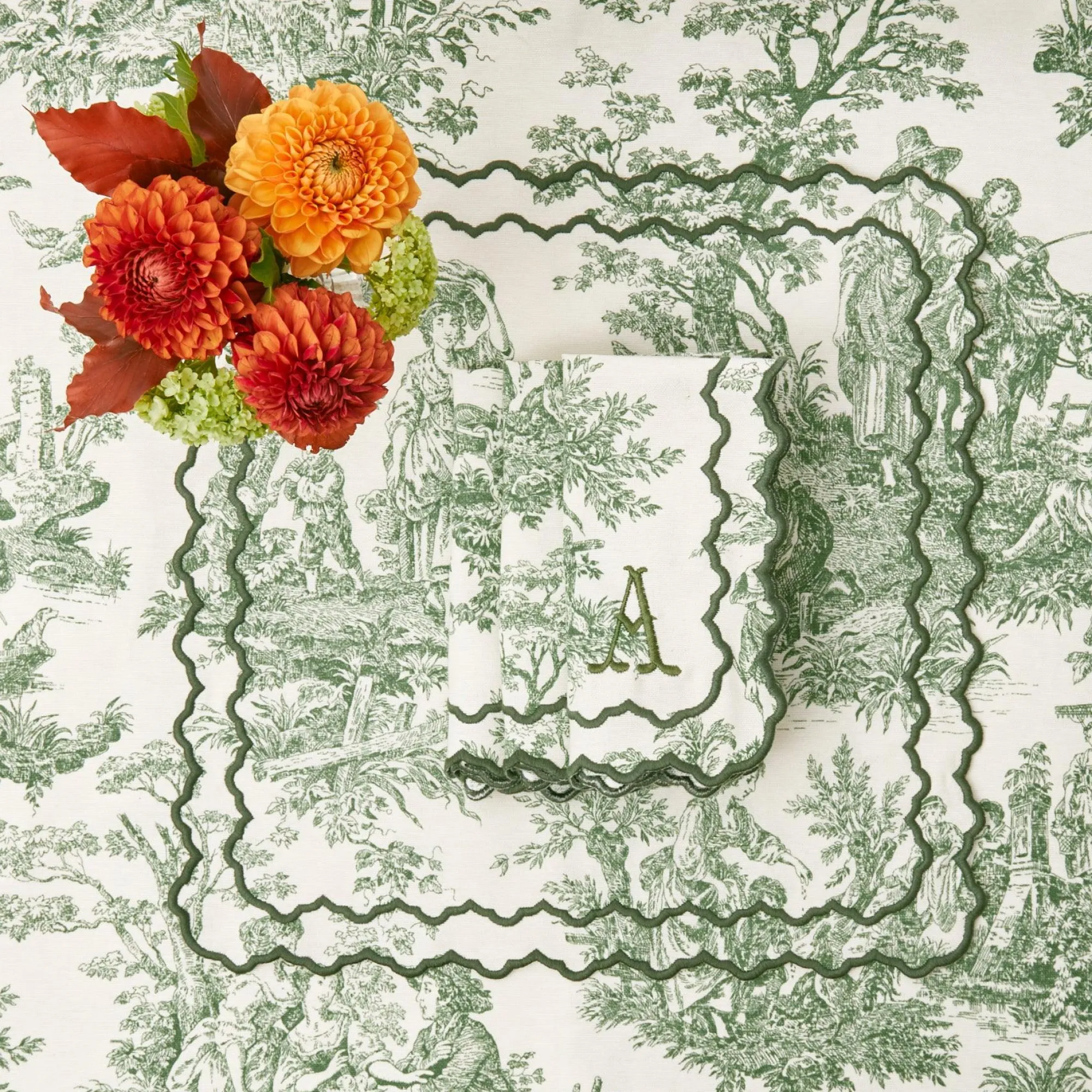 Chloe Toile Tablecloth|Mrs. Alice