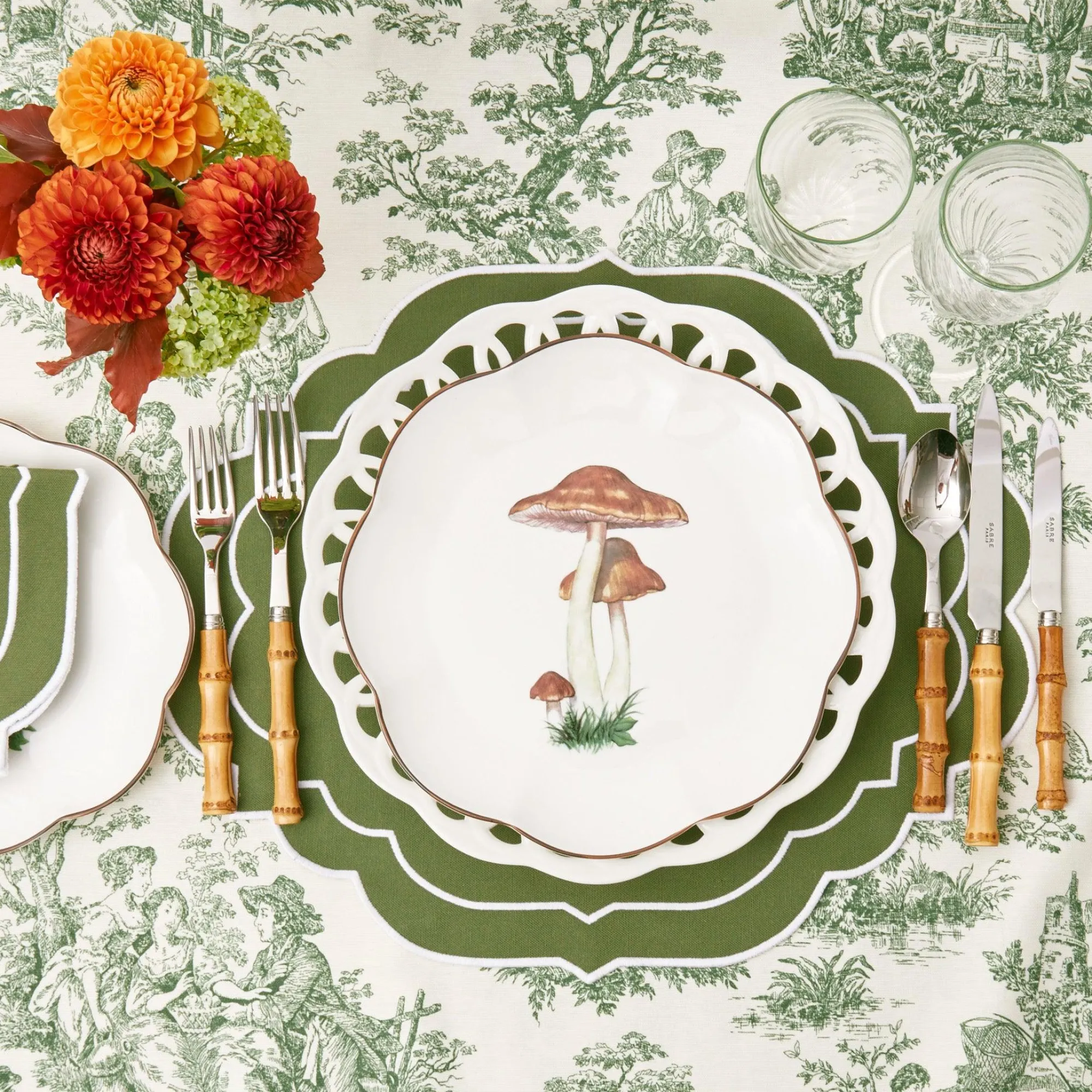 Chloe Toile Tablecloth|Mrs. Alice