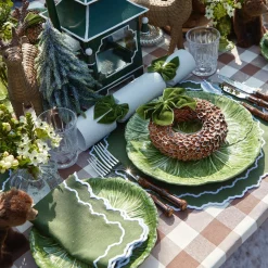 Chocolate Gingham Tablecloth|Mrs. Alice Online