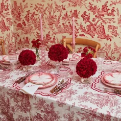 Claudette Toile Tablecloth|Mrs. Alice Outlet