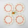 Coral Dinner Plates (Set Of 4)|Mrs. Alice Discount