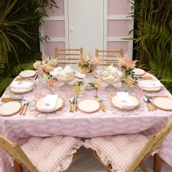 Coral Linen Napkins (Set Of 4)|Mrs. Alice Discount