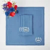 Coronation Blue Linen Napkins (Set Of 4)|Mrs. Alice Outlet