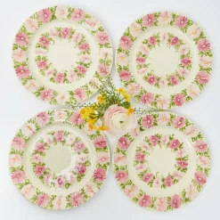 Dahlia Garland Dinner Plate (Set Of 4)|Mrs. Alice Online