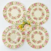 Dahlia Garland Dinner Plate (Set Of 4)|Mrs. Alice Clearance
