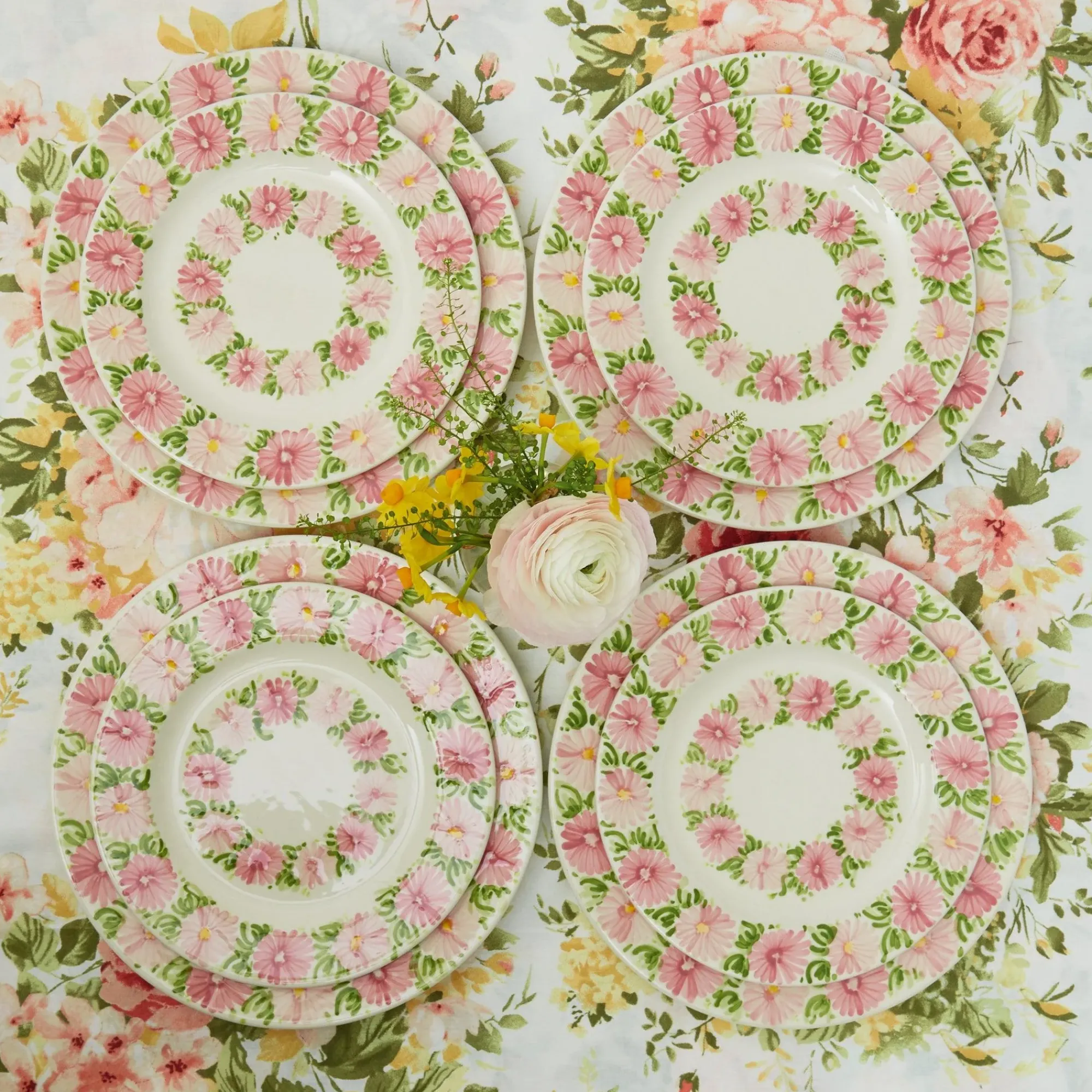 Dahlia Starter Plates (Set Of 4)|Mrs. Alice Discount