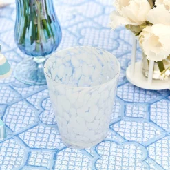 Dappled White Glasses & Jug Set|Mrs. Alice