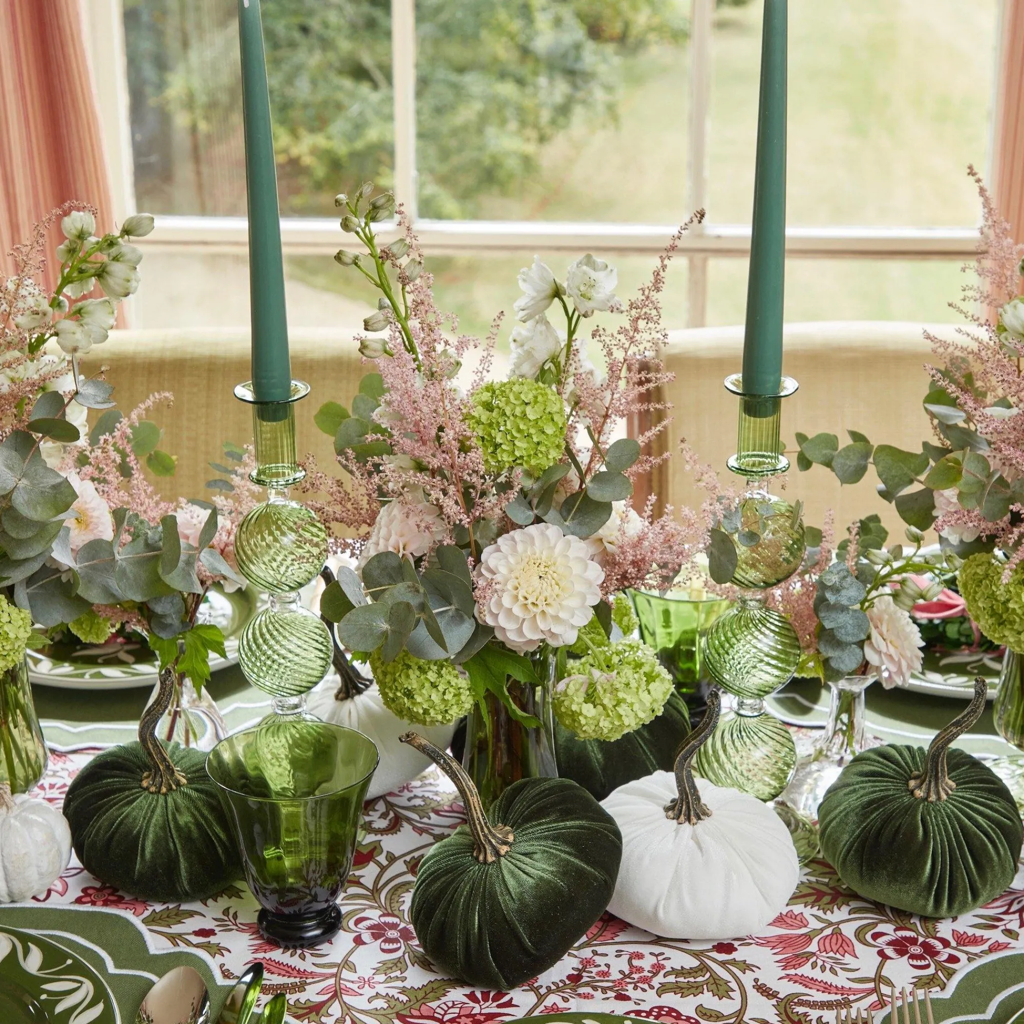 Dusty Green Candles (Set Of 8)|Mrs. Alice Outlet