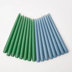 Dusty Green Candles (Set Of 8)|Mrs. Alice Outlet