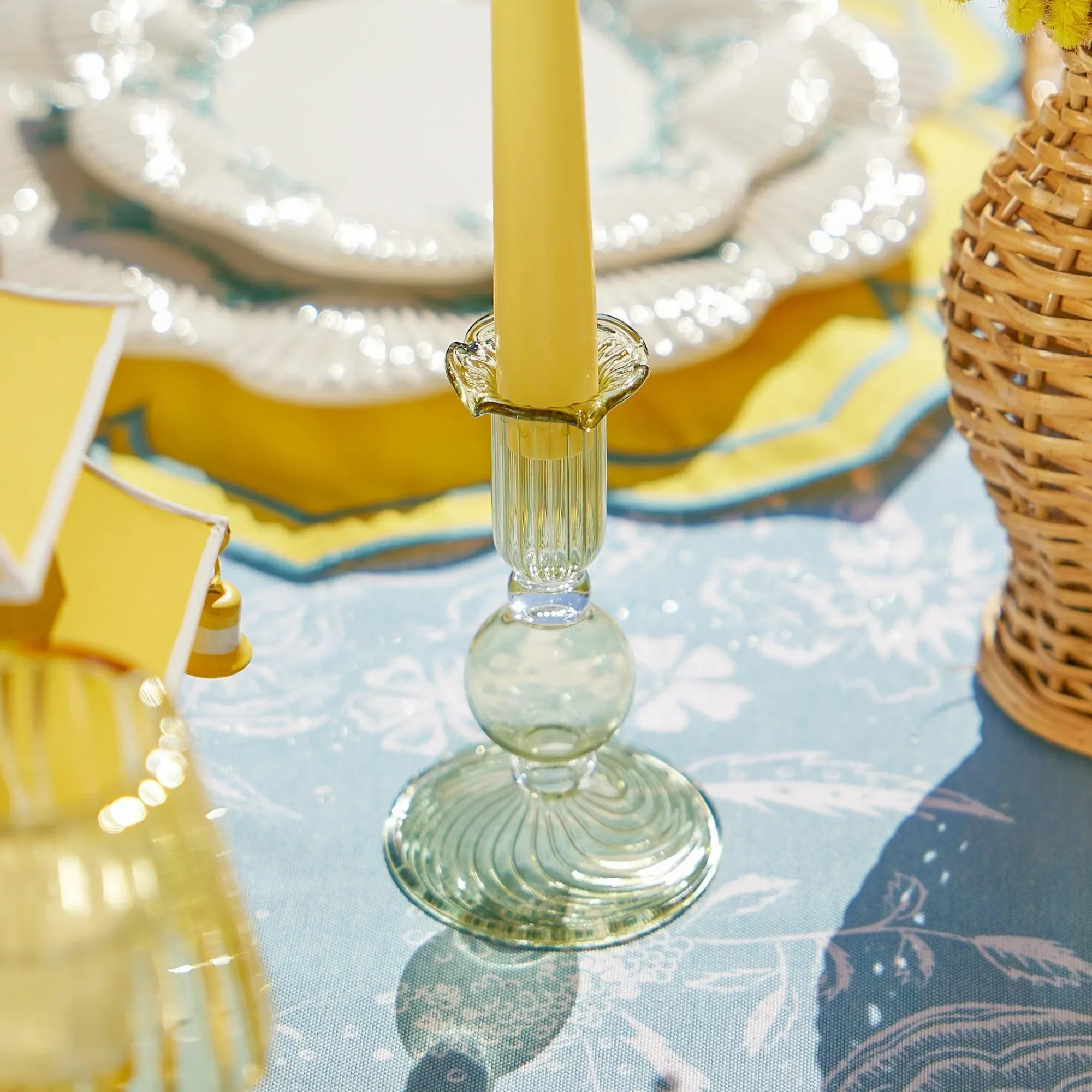 Eden Green & Yellow Candlescape|Mrs. Alice Clearance