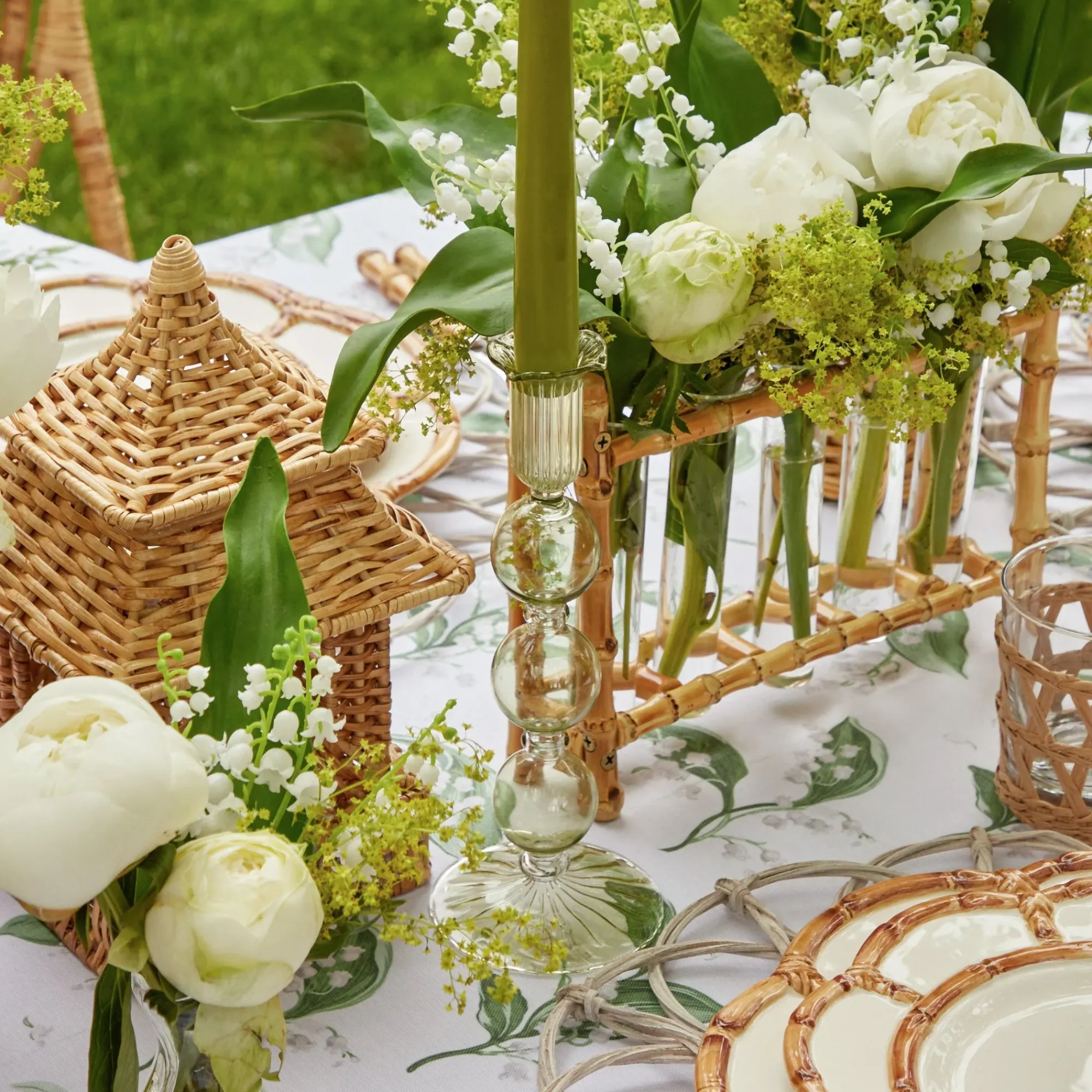 Eden Green Candle Set (Apple Green)|Mrs. Alice Sale