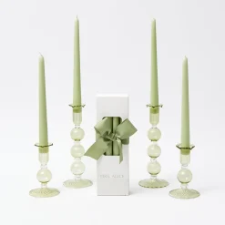 Eden Green Candle Set (Spring Green)|Mrs. Alice Sale