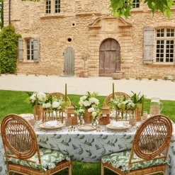 Eden Green Fluted Candle Holders (Pair)|Mrs. Alice New