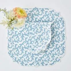Edie Blue Coral Napkins (Set Of 4)|Mrs. Alice Outlet
