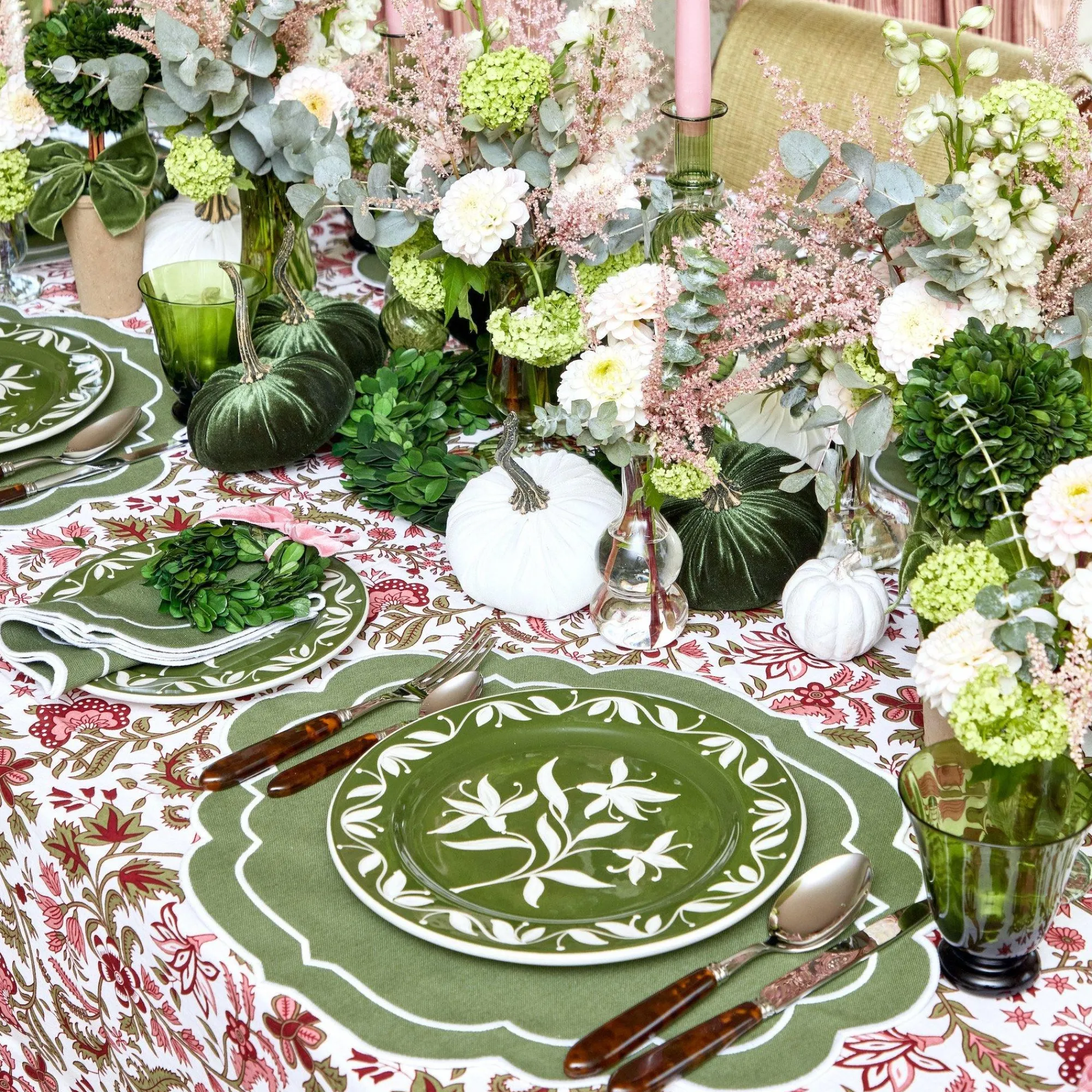 Edie Moss Green Napkins (Set Of 4)|Mrs. Alice