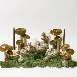 Elise Small Amber Candle Holder (Pair)|Mrs. Alice Sale