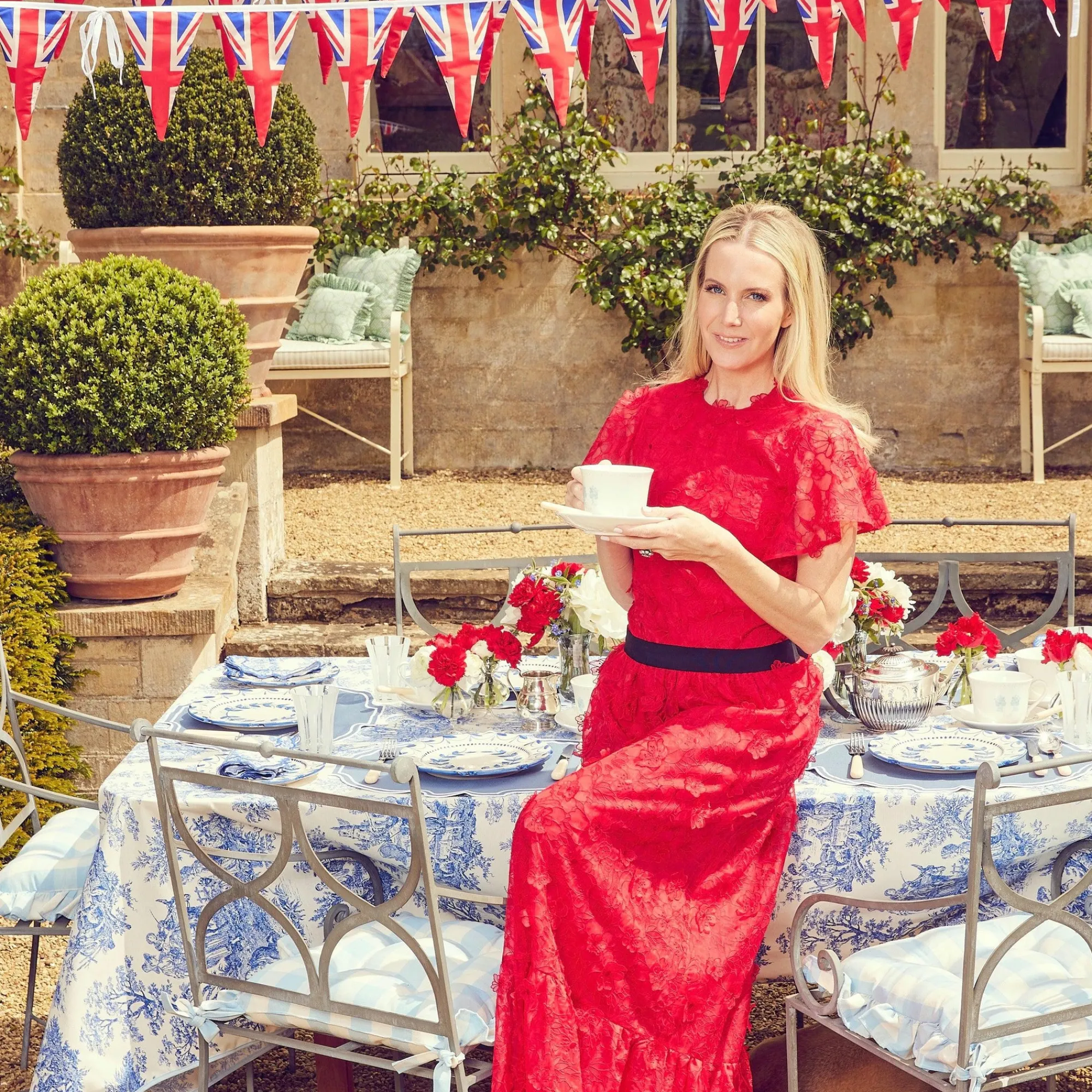 Elizabeth Garland Dinner Plates (Set Of 4)|Mrs. Alice Outlet