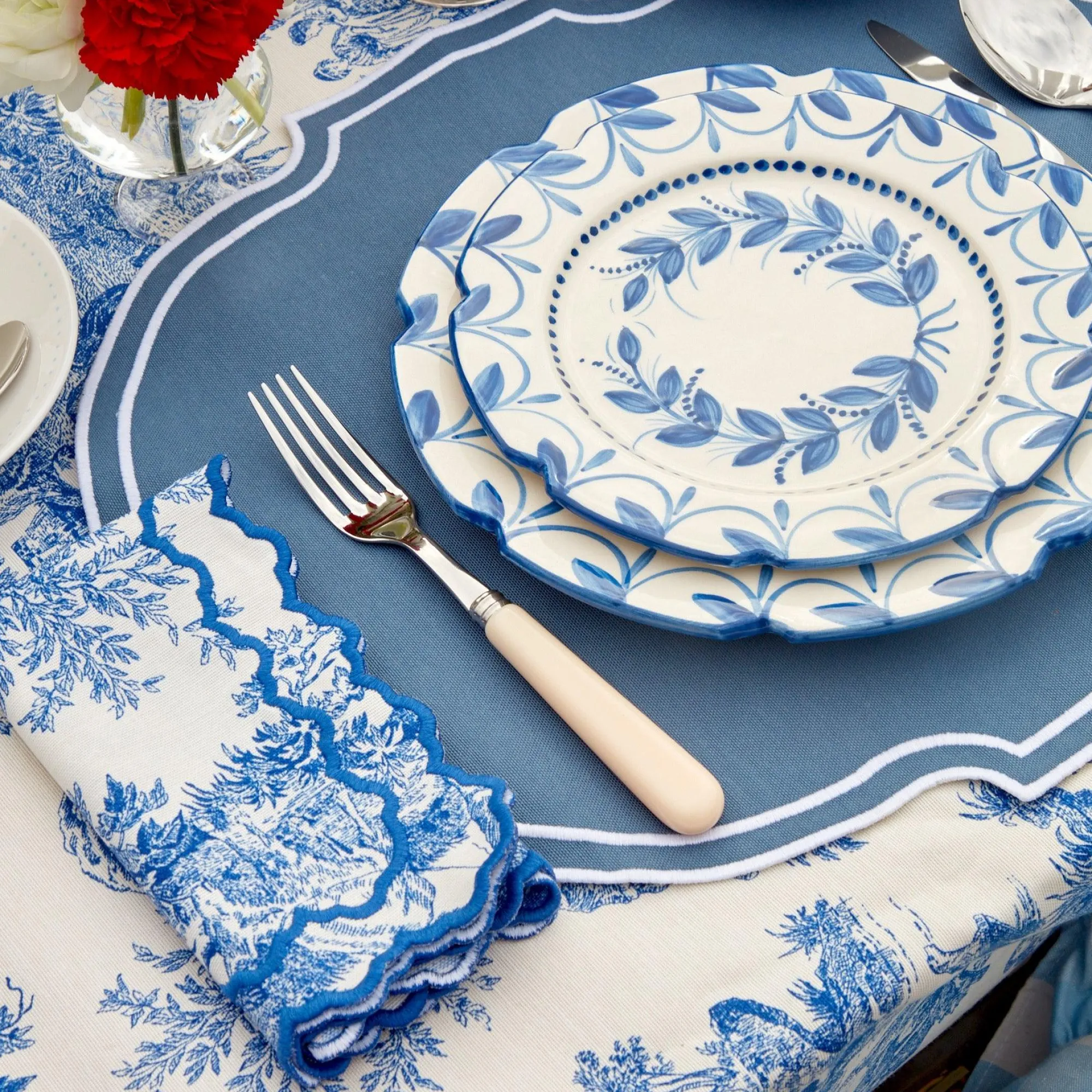 Elizabeth Garland Starter Plates (Set Of 4)|Mrs. Alice Clearance