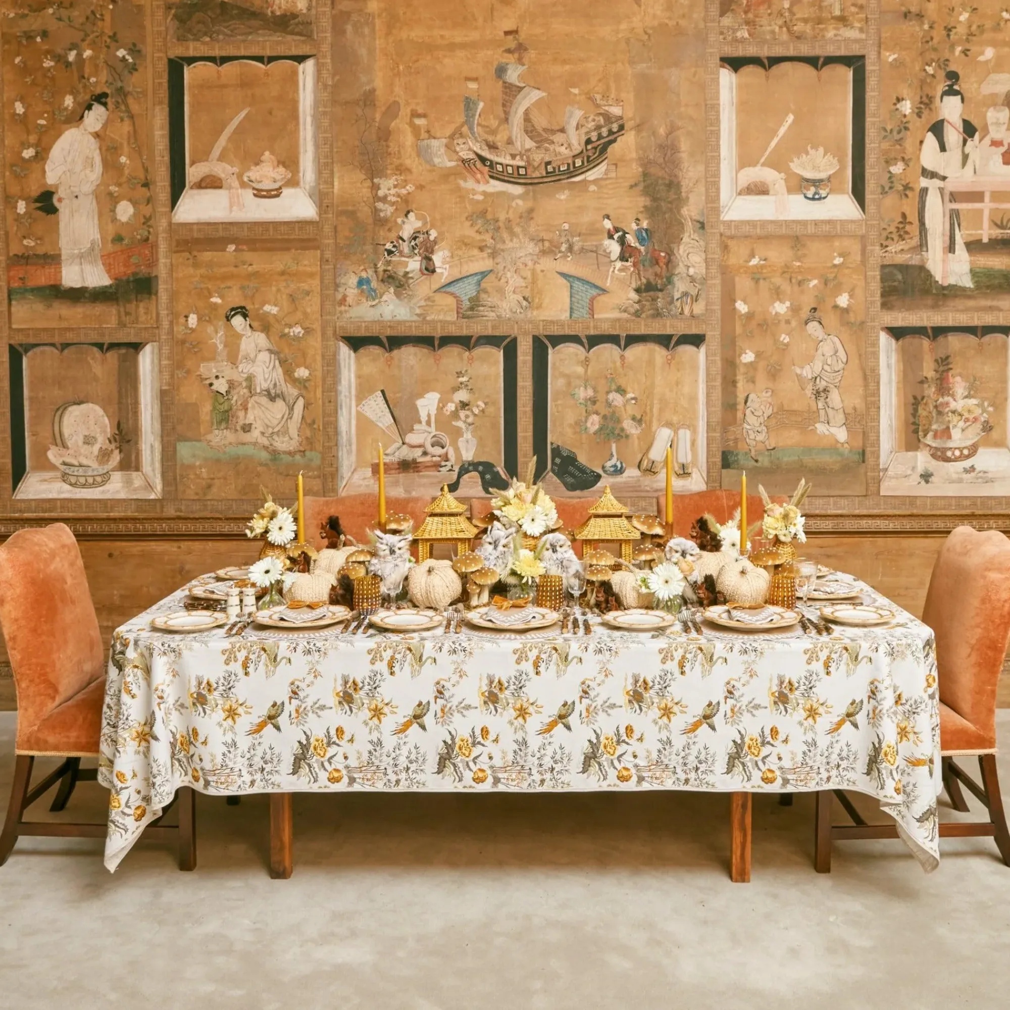 Elodie Chestnut Candle Holder (Pair)|Mrs. Alice Clearance