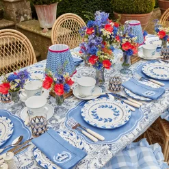 Eloise Blue Placemats & Coronation Napkins (Set Of 4)|Mrs. Alice Online