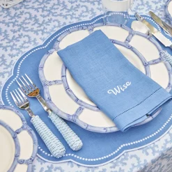 Eloise Blue Placemats (Set Of 4)|Mrs. Alice Sale