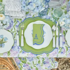 Eloise Green And Blue Placemats & Napkins (Set Of 4)|Mrs. Alice
