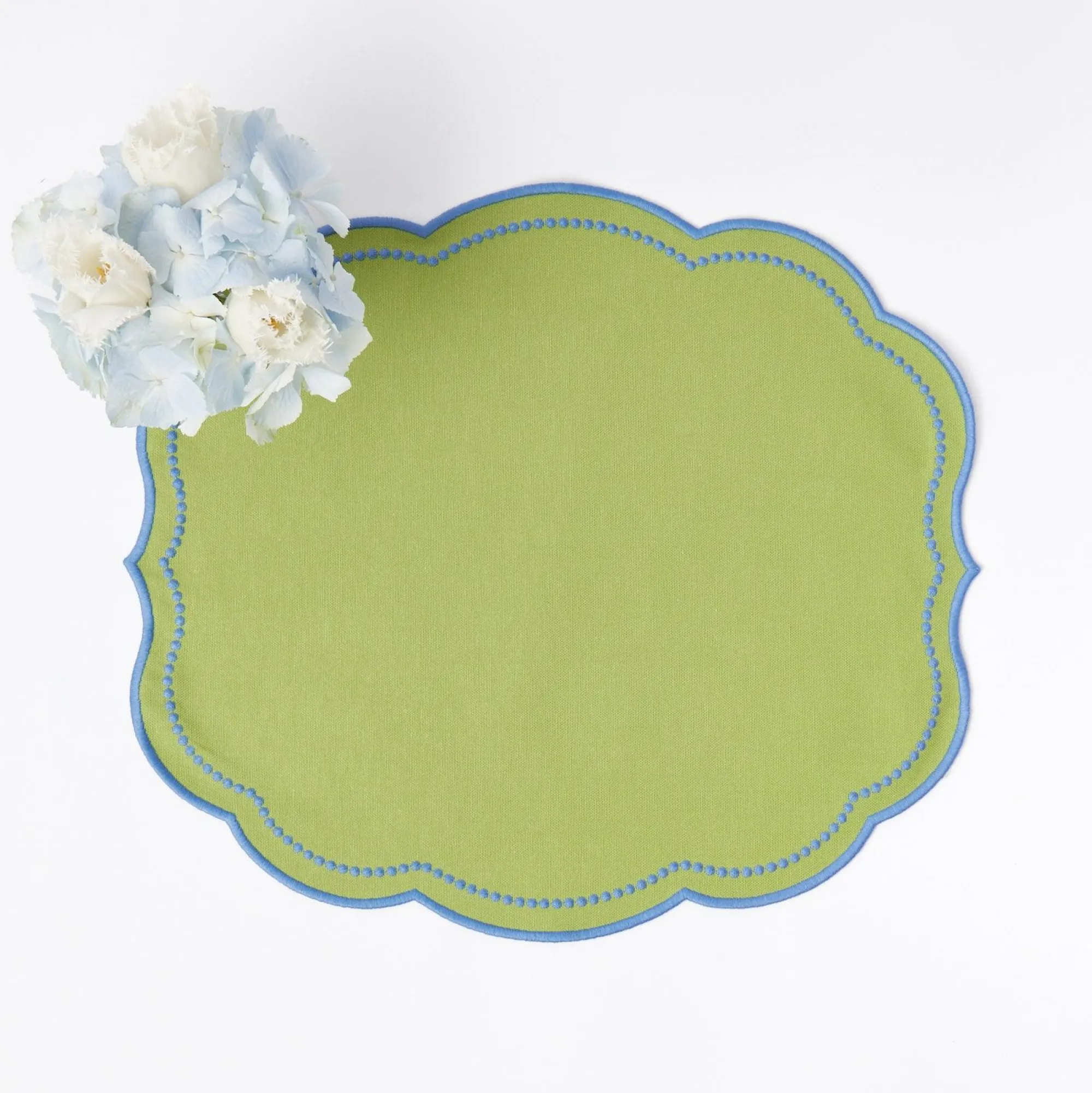 Eloise Green And Blue Placemats & Napkins (Set Of 4)|Mrs. Alice