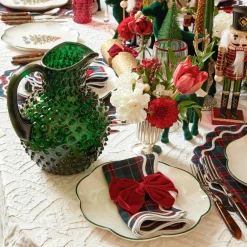 Emerald Green Hobnail Jug|Mrs. Alice