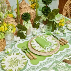 Emerald Hobnail Glasses & Jug Set|Mrs. Alice Clearance