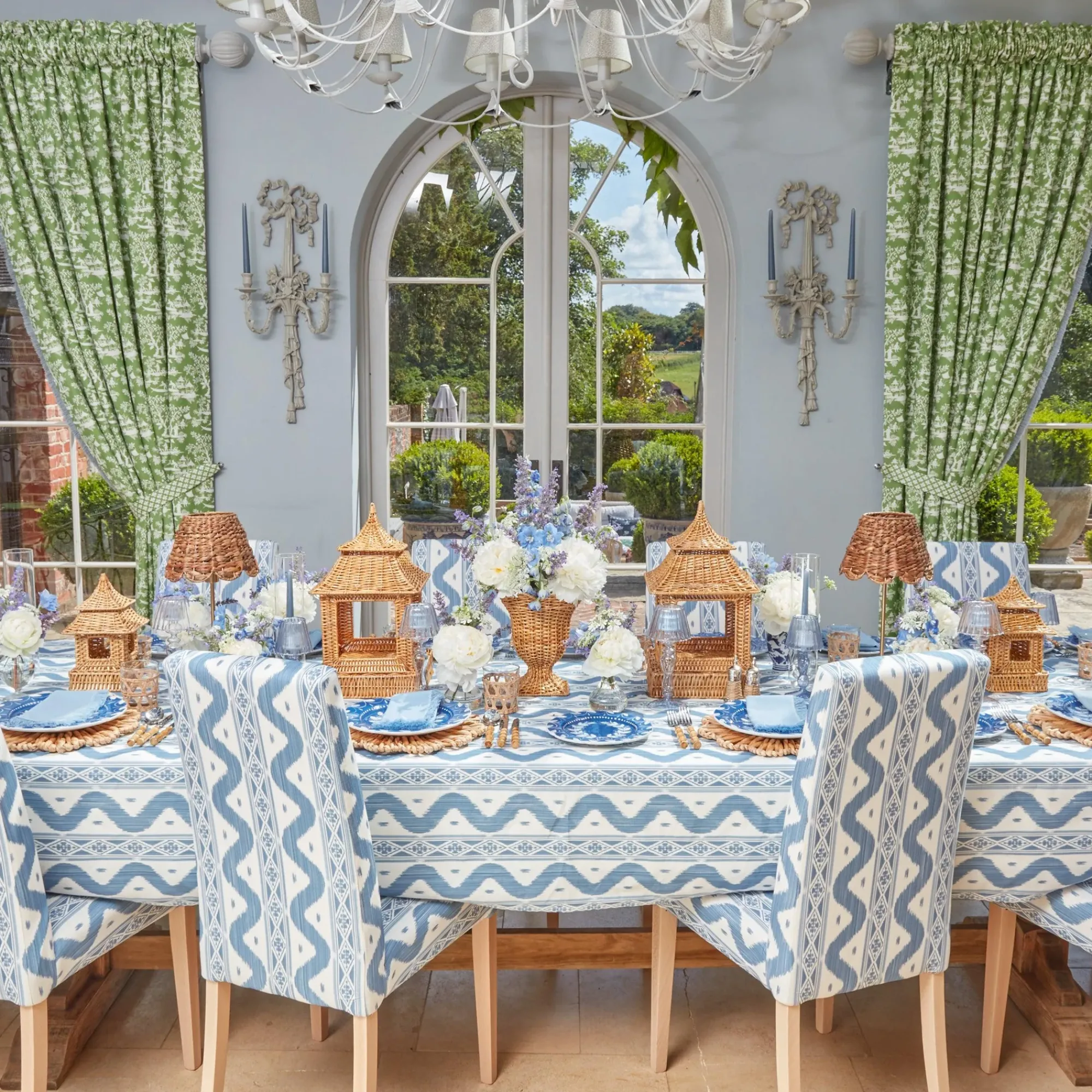 Extra Large Natural Rattan Pagoda Lantern|Mrs. Alice Discount