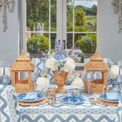 Extra Large Natural Rattan Pagoda Lantern|Mrs. Alice Best