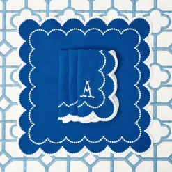 Gabrielle Blue Napkins (Set Of 4)|Mrs. Alice Outlet