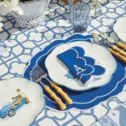 Gabrielle Blue Placemats (Set Of 4)|Mrs. Alice Outlet