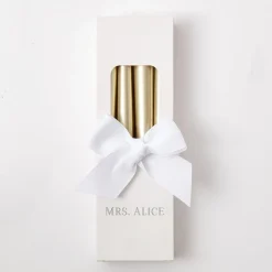 Gold Candles (Set Of 8)|Mrs. Alice Discount